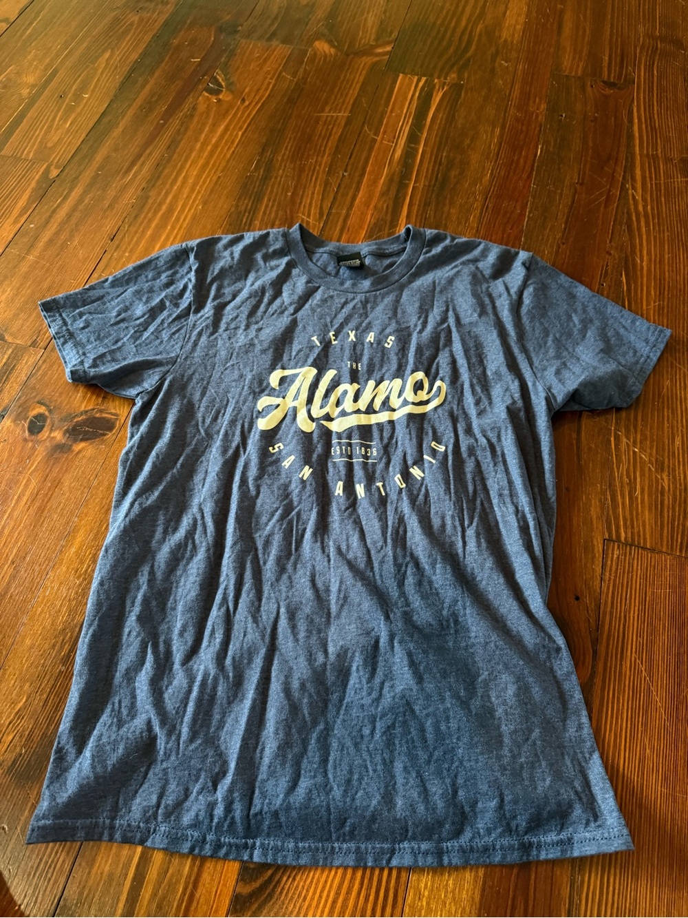 Alamo Navy Crewneck T‑Shirt